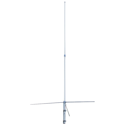 Tram® 200-Watt Dual-Band 2-Section Fiberglass Base Antenna with 50-Ohm UHF SO-239 Connector, 8-Ft. 4-in. Tall (Silver)