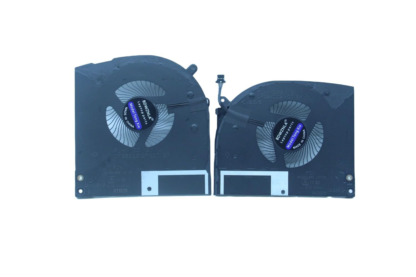 BDWZNLA CPU + GPU Cooling Fan for Alienware M17 R2 Laptop FLHX DFS2400121H0T FLHY DFS652512PN0T DC12V 1A Fan