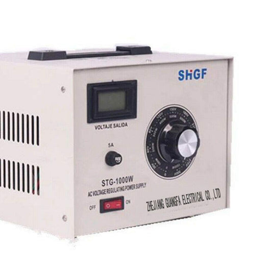 STG-1000W Single Phase AC Autotransformer Voltage Regulator Powerstat 0-300V Adjustable Voltage Transformer Converter