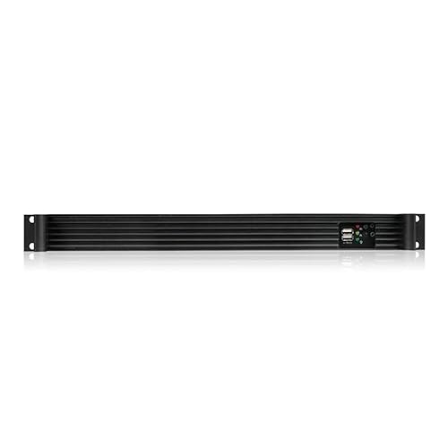 iStarUSA D Value D-118V2-ITX 1U Rackmount Mini-ITX Server Chassis (Black)