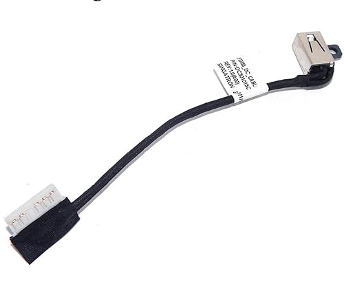 Fleshy Leaf DC Power Jack Harness Cable Compatible with Dell Inspiron 15 3593 5593 14 5493 17 3793 4VP7C 04VP7C Series DC301016G00 DC301015T00
