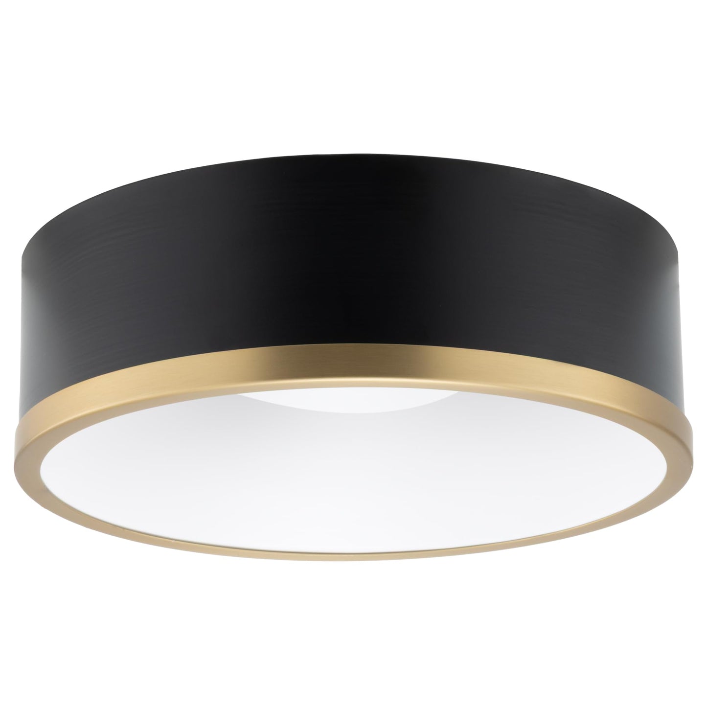 RecPro RV Wall Sconce Light | 12V LED Interior Light Fixture | Satin Black & Gold | Modern Round Globe Design | 3500K Neutral White | Non-Dimmable
