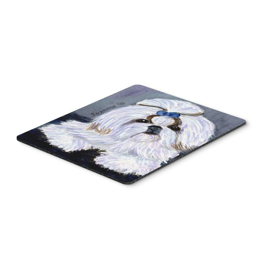 Caroline's Treasures SS8685MP Shih Tzu Mouse Pad, Hot Pad or Trivet for Home Office Gaming Working Computers Laptop Mouse Mat,Washable Large Mousepad