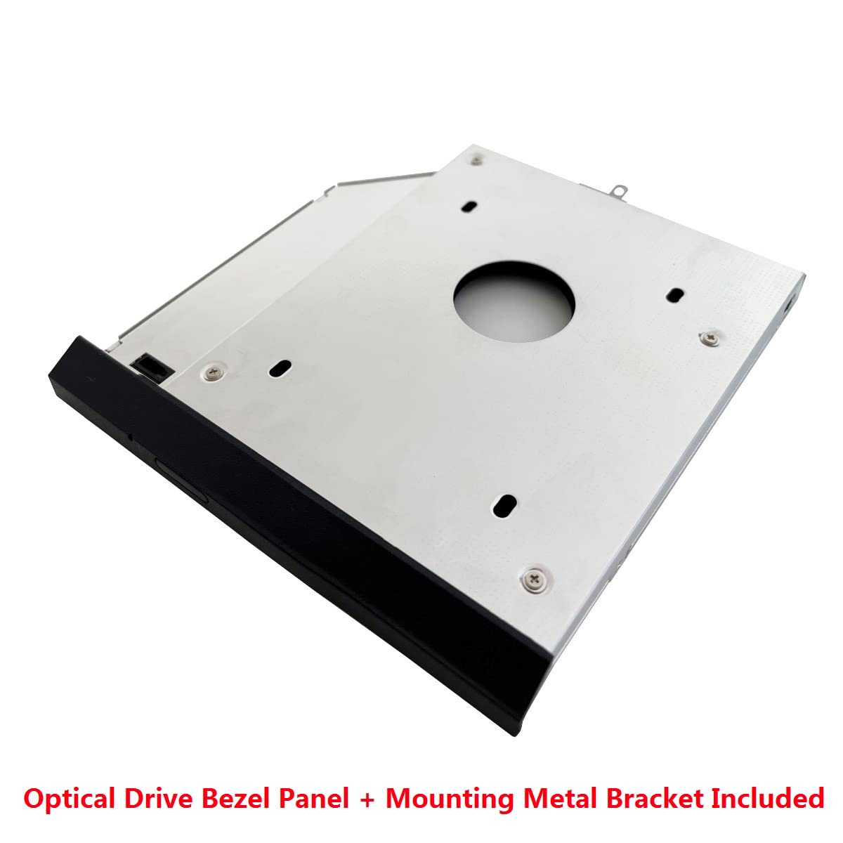 2nd HDD SSD Hard Drive Optical Frame Caddy Tray for Lenovo B40-30 B40-35 B40-40 B40-45 B40-50 B40-70 B40-80 with Bezel Front Panel Faceplate Metal