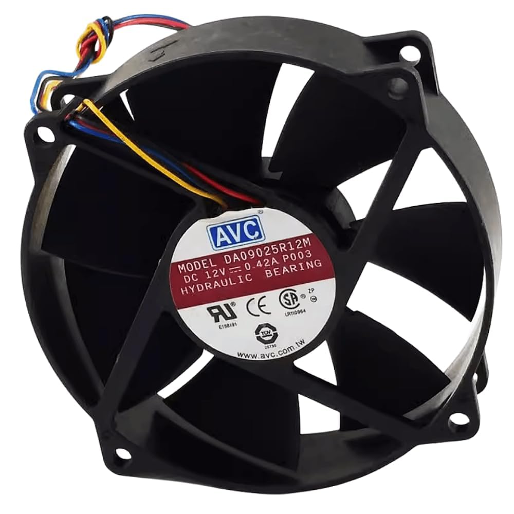 for DA09025R12M 12V 0.42A 9CM 9025 90X90X25MM 4-Wire Cooling Fan
