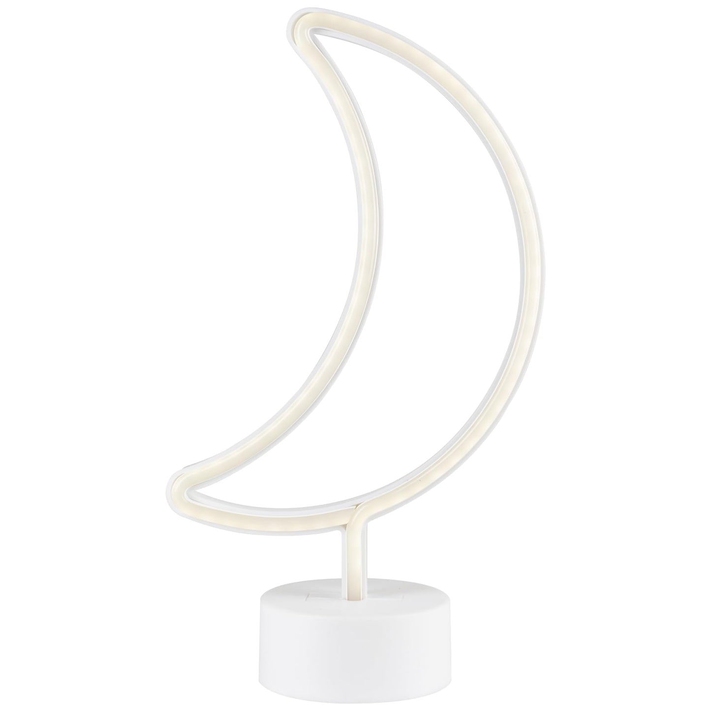 Northlight LED Crescent Moon Neon Table Light - 11.5"