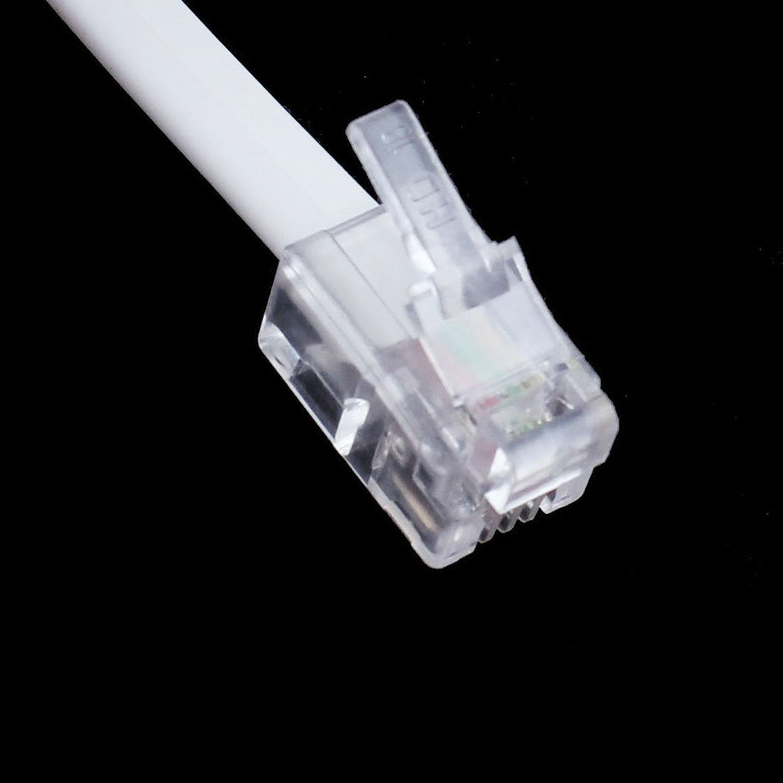 uxcell 1pc Telephone Handset Receiver Cord Phone Coil Cable 4P4C White