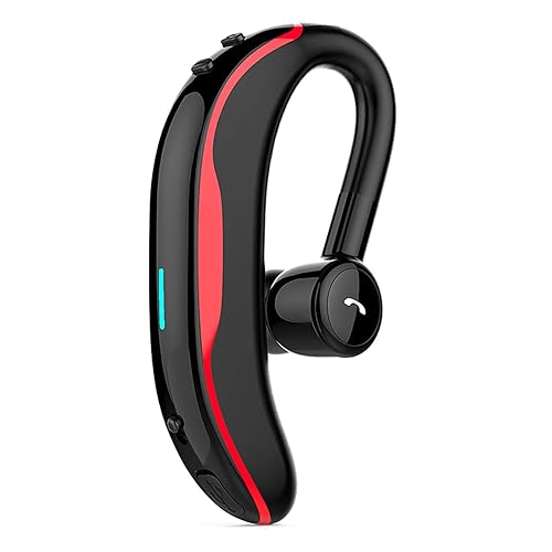 Wireless Earpiece Wireless Headset Handsfree Call Earpiece Noise Cancellation Earbud Long Talk Time Earphone Compatible with Smart Cell Phones Car