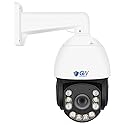GW Security 8MP Pan Tilt Zoom IP PoE 20X Optical Zoom 4K 3840 x 2160p Outdoor Indoor Security Speed Dome PTZ Camera with 330ft IR Night Vision