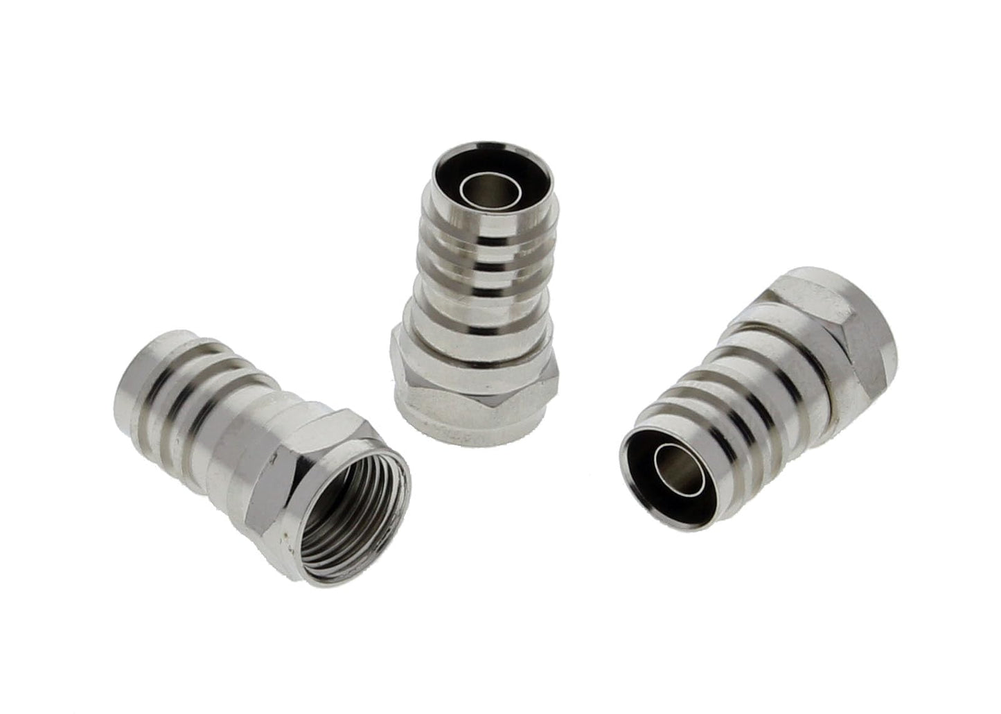 IDEAL INDUSTRIES INC. 85-036 RG-59 F Hex Crimp Connector, (10/Card)