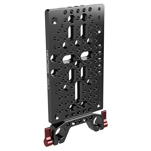 HEDBOX Hold II System - Multi-Type Hole Functional Universal mounting Cheese Plate, 120 Various Threads, with 15mm Rail-Block for DSLR Rail System