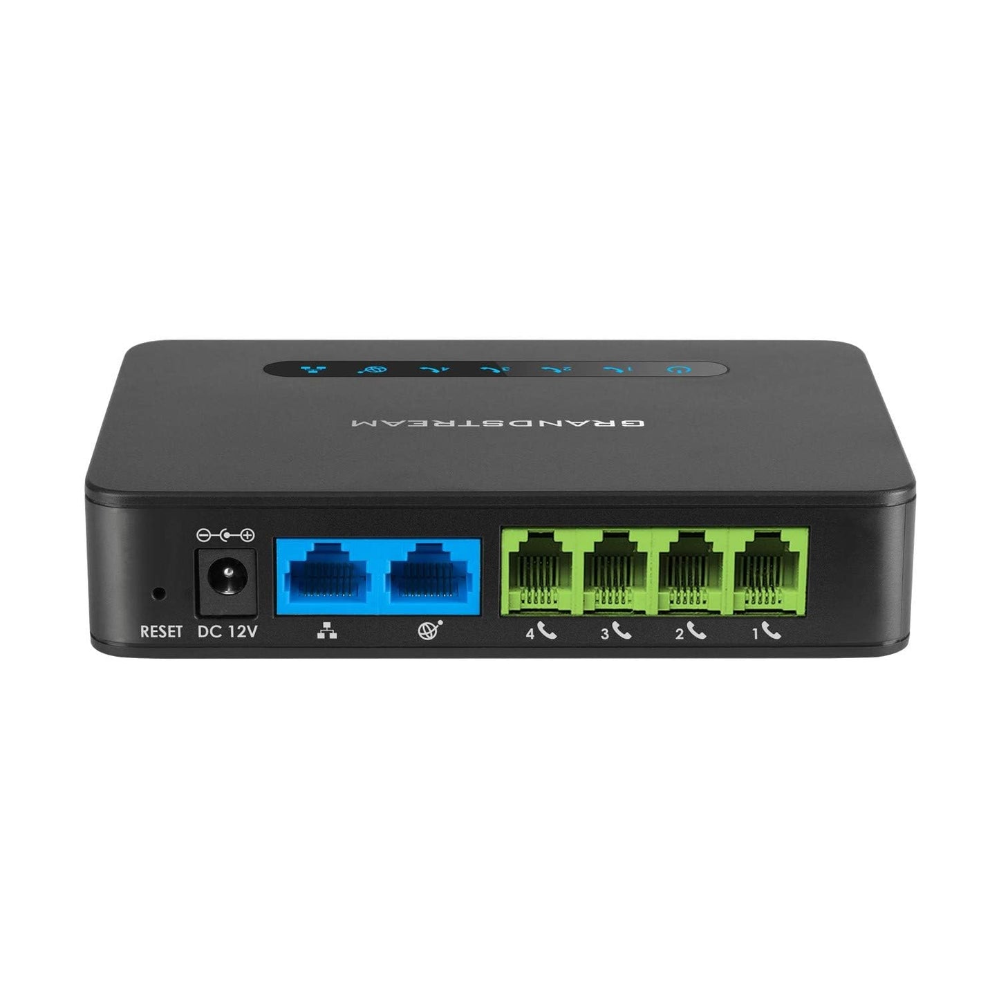 Grandstream GS-HT814 4 Port Ata with 4 Fxs Ports and Gigabit NAT Router Voip Phone and Device, Black