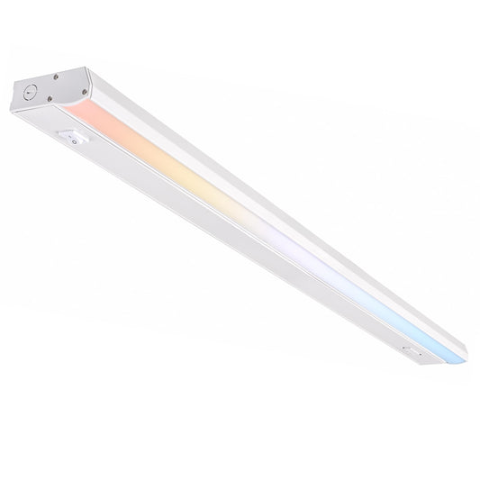 PARMIDA LED Under Cabinet Lighting, Hardwired Installation, 32 Inch, 24W, 5CCT Color Selectable - 2700K/3000K/4000K/5000K/6000K, ETL Listed, 120V