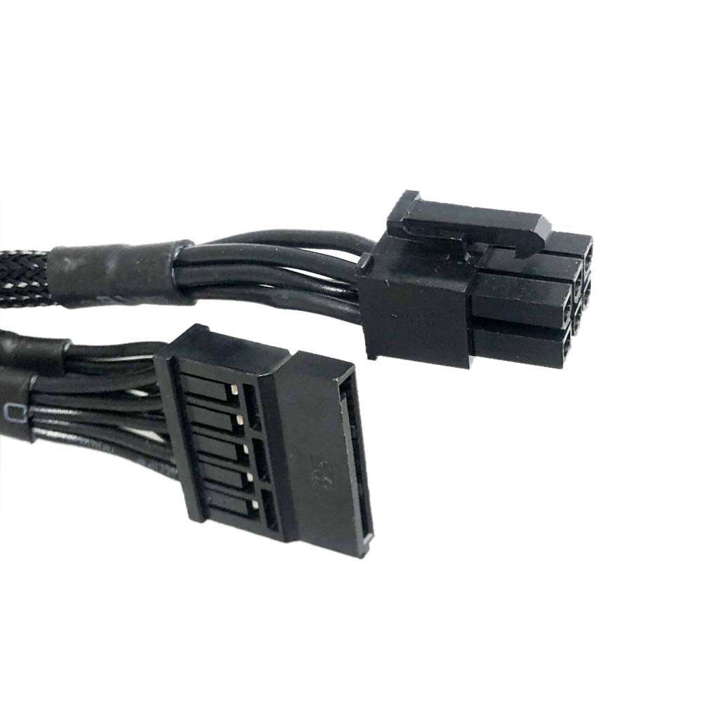 GinTai 6 pin to 3X SATA Drive Power Cable Replacement for EVGA Super NOVA 450-850 G2 B3 G3 G5 P2 B2 80 Plus (53.5cm 21inch)