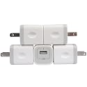 Wall Charger Adapter USB Charging Block, 5Pack Single Port USB Plug in Charger Cube Box Power Blocks Brick Charger Station Compatible with Samsung