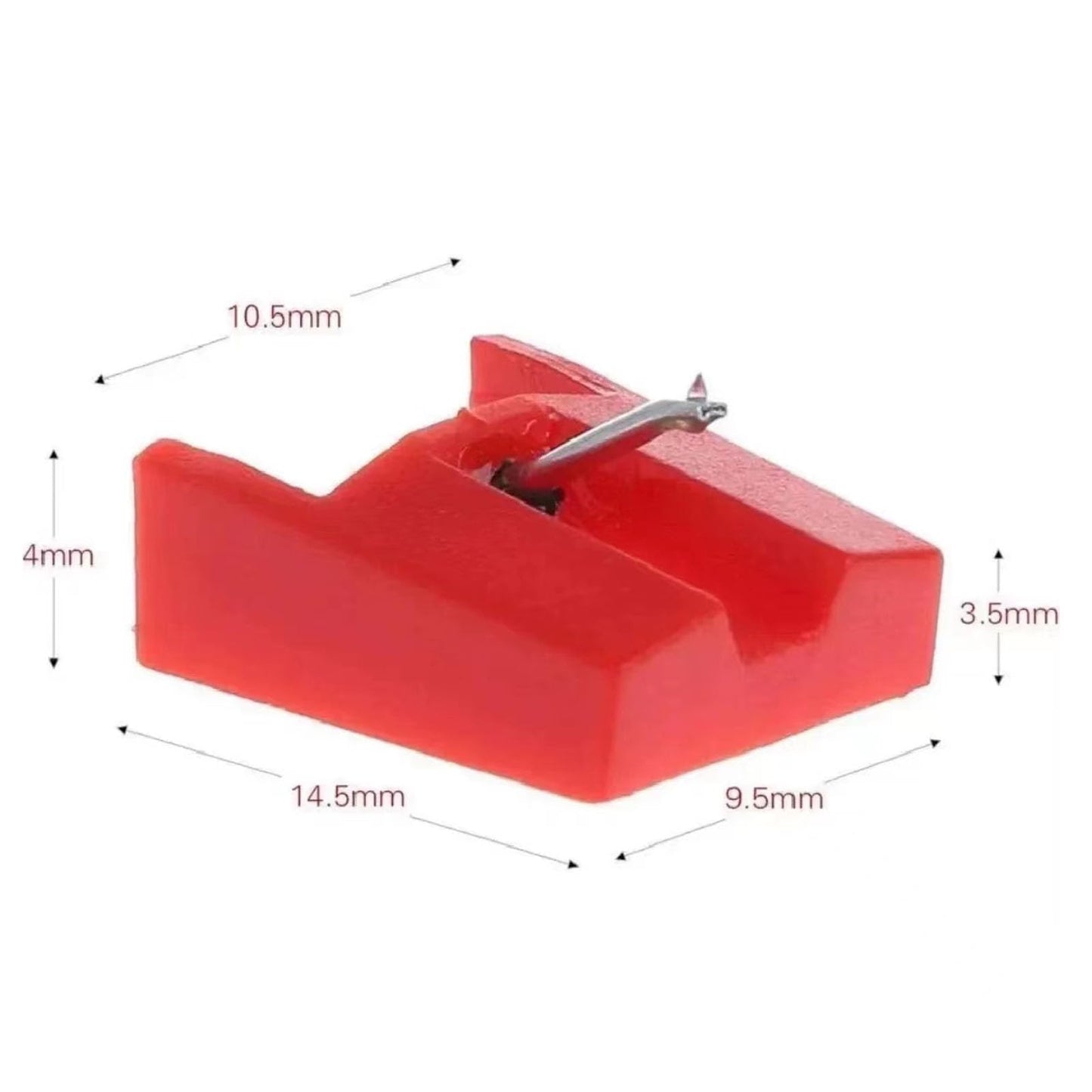 Turntable Needle Record Player Stylus Replacement for ION ICT04RS - IONTTUSB10, ITTCD10, LPDock, LP2CD, LP2Flash, IProfile and Profile Flash (Pack