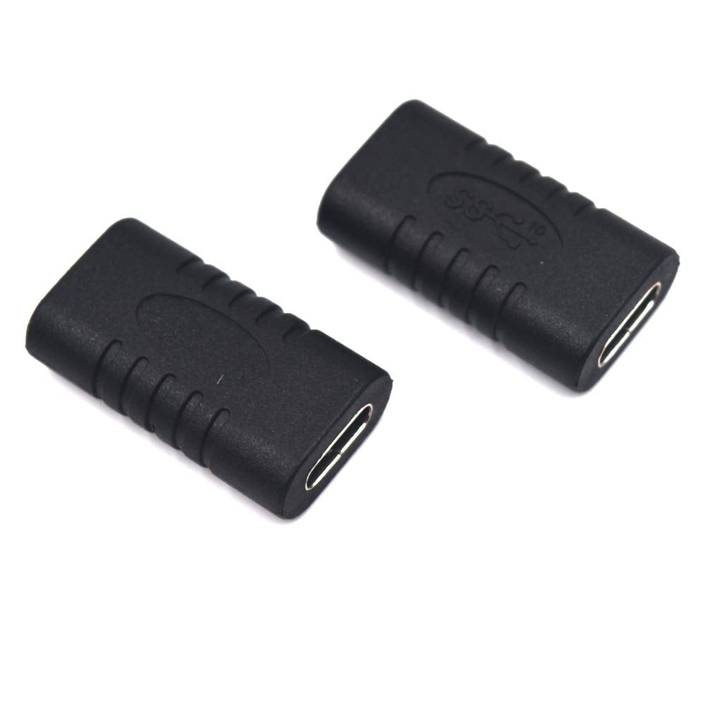 Kework 2 Pack USB Type C Coupler, USB 3.1 C Female to Female Extension Connector Adapter