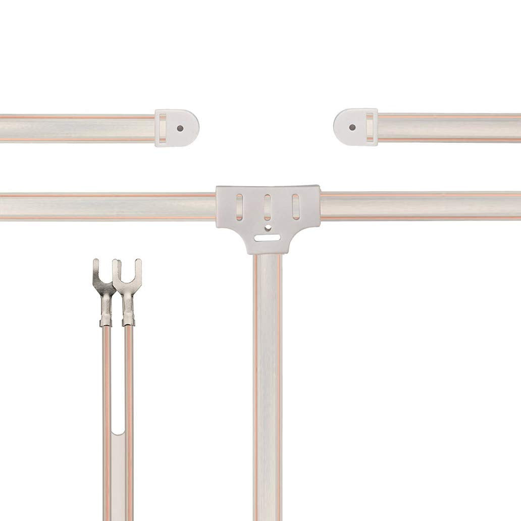 Bingfu FM Dipole Antenna 300 Ohm with 2 Pin Bare Wire Twin Lead for Indoor Digital HD Radio Table Top FM Radio AV Audio Video Home Theater Stereo