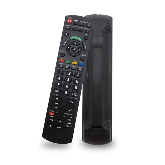 Universal Remote Control for Panasonic TV Remote Control Works for All Panasonic Plasma Viera HDTV 3D LCD LED TV/DVD Player/AV Receiver - No Program
