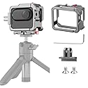Coyktonty Cage for Insta360 GO 3S/GO 3, Aluminum Alloy Quick-Release Protective Frame with a Cold Boot Slot and Adapter, it can be Connected to a