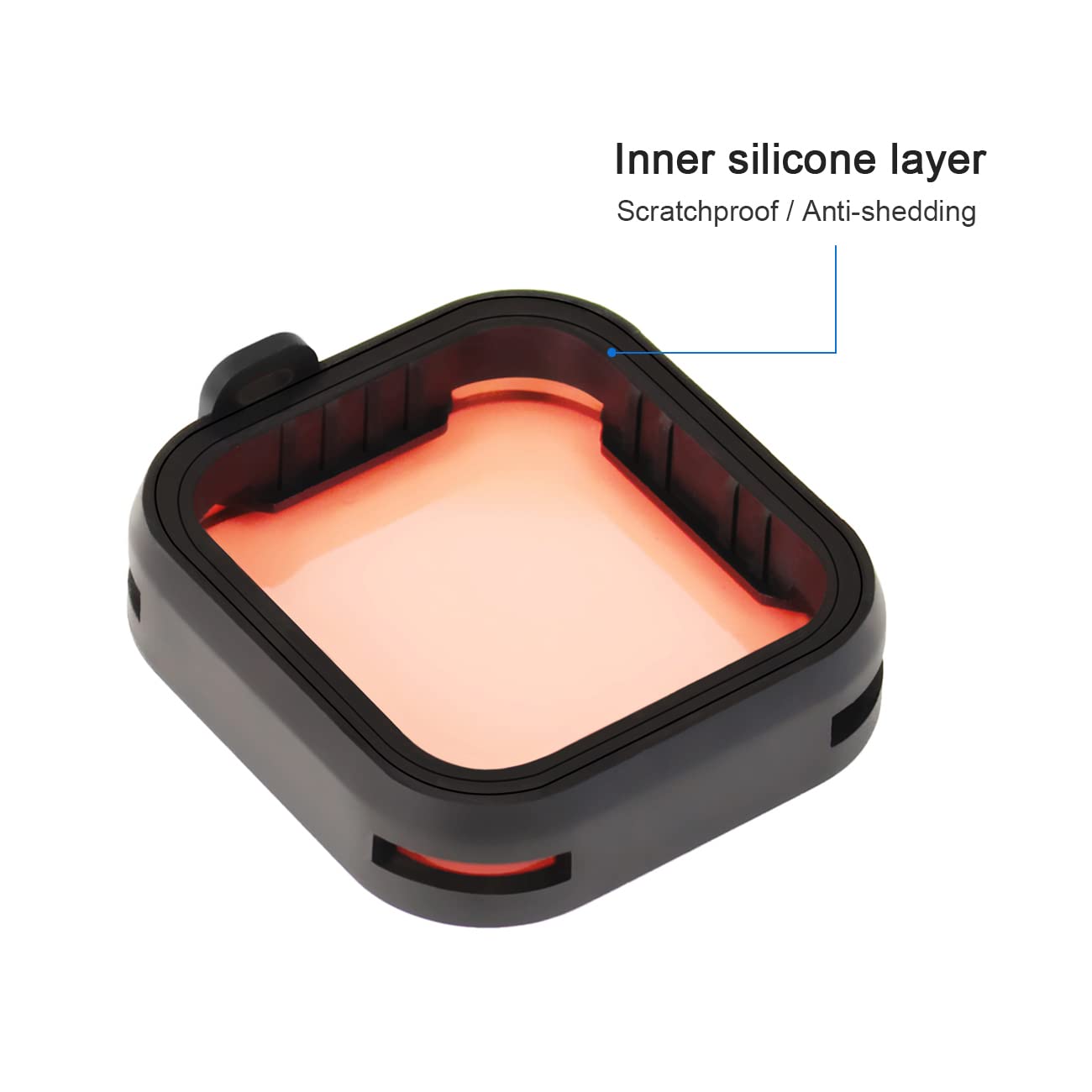 SOONSUN 6-Pack Lens Filter Set for GoPro Hero 12 11 10 9 Black - ND8, ND16, ND32, CPL, Red, Magenta - Neutral Density, Circular Polarizer & Snorkeling