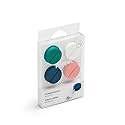 Poppin Cable Clips - Cable Management, Cord Organizer, Peel & Stick Adhesive Cable Clips, Cord Holder for Small, Medium, and Large Cables, 4pk