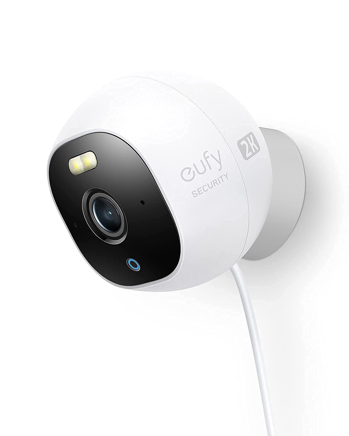 eufy Security Outdoor Cam E220, All-in-One Outdoor Security Camera with 2K Resolution, Spotlight, Color Night Vision, No Monthly Fees, Wired Camera