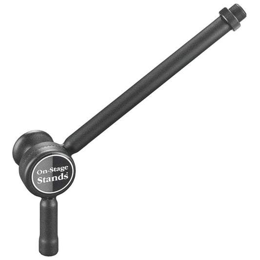 OnStage On-Stage Posi-Lok Mini Microphone Boom Arm, Black