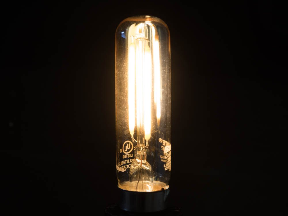 Bulbrite Dimmable 2.5W 2200K Vintage T-6 Filament LED Bulb