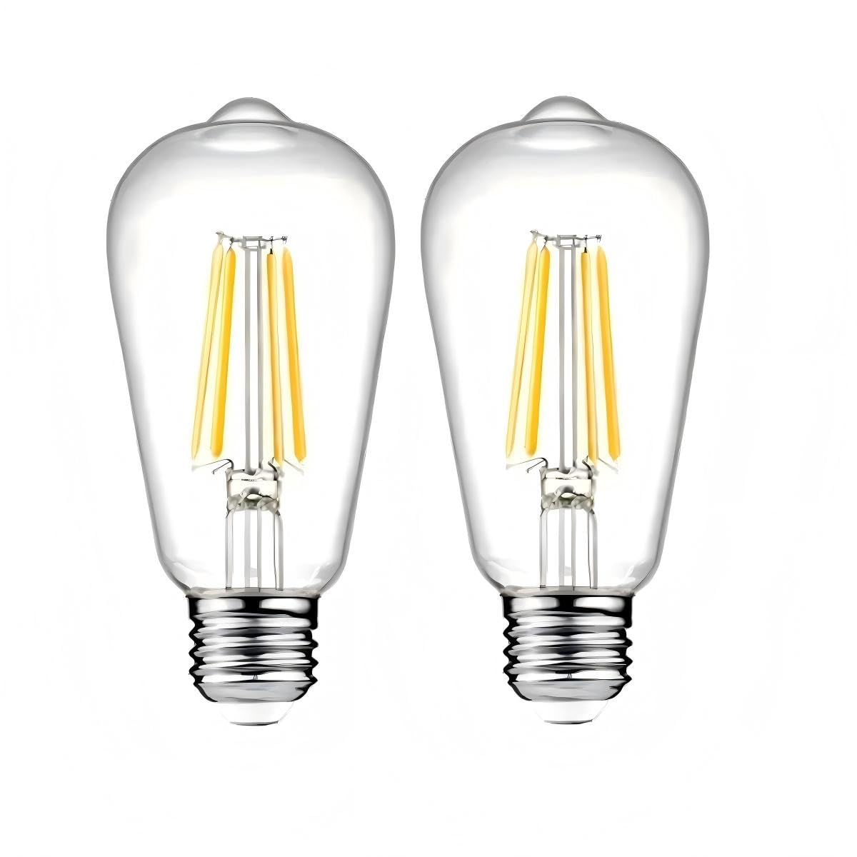 ANYPOWK 12V LED Edison Light Bulbs Low Voltage - Warm Light 6W E26 Standard Base 60W Equivalent - DC Bulb for RV, Solar Panel Project, Boat, Garden