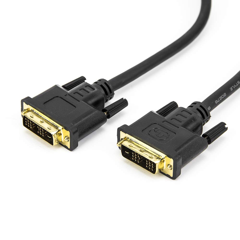 Rocstor Y10C186-B1 Premium 3 ft. DVI-D Single Link Cable - M/M - DVI Cable for use with Projectors, Video Devices, Monitors - 1m - 1 Pack - Male