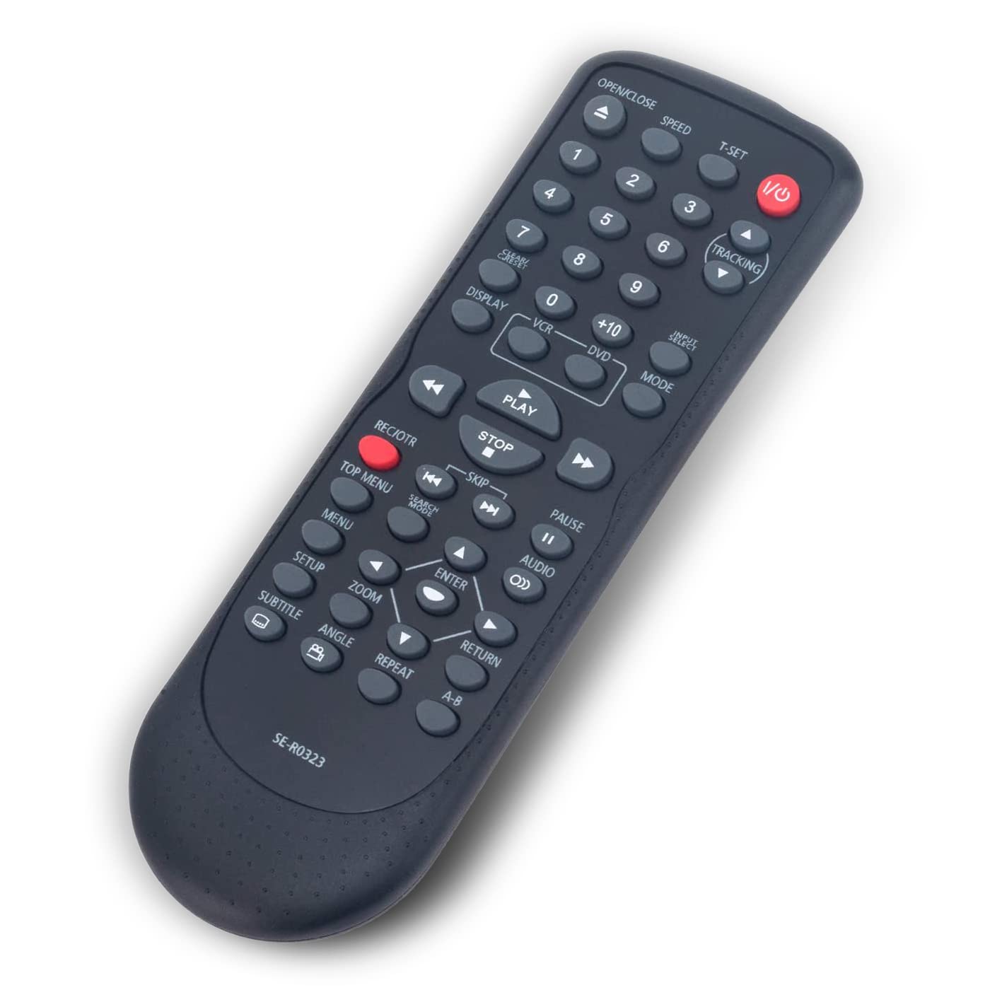 Replacement Remote Control fit for Toshiba SE-R0323 SD-V296 SD-V296KU SD-V296-K-TU VCR/DVD Player