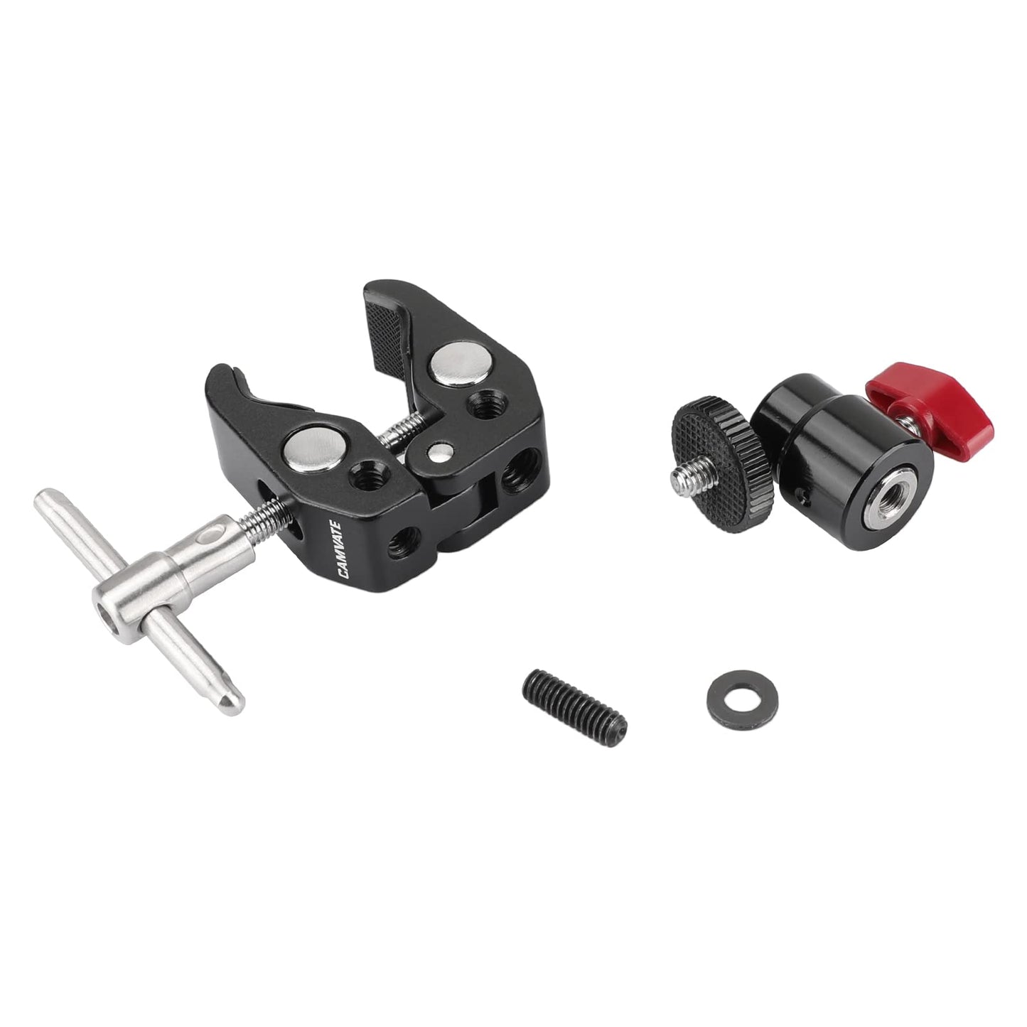 CAMVATE Super Clamp Articulated Mini Ball Head with 1/4"-20 Thread Hole - 1414