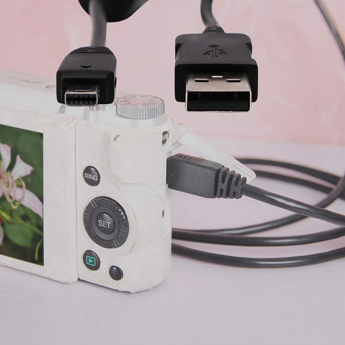 GONOLOWAY Replacement EX-S10 USB Cable 12Pin Camera Transfer Data Sync Charging Cord Compatible with Exilim Camera EX-Z1 TR100 TR150 TR200 ZR1500