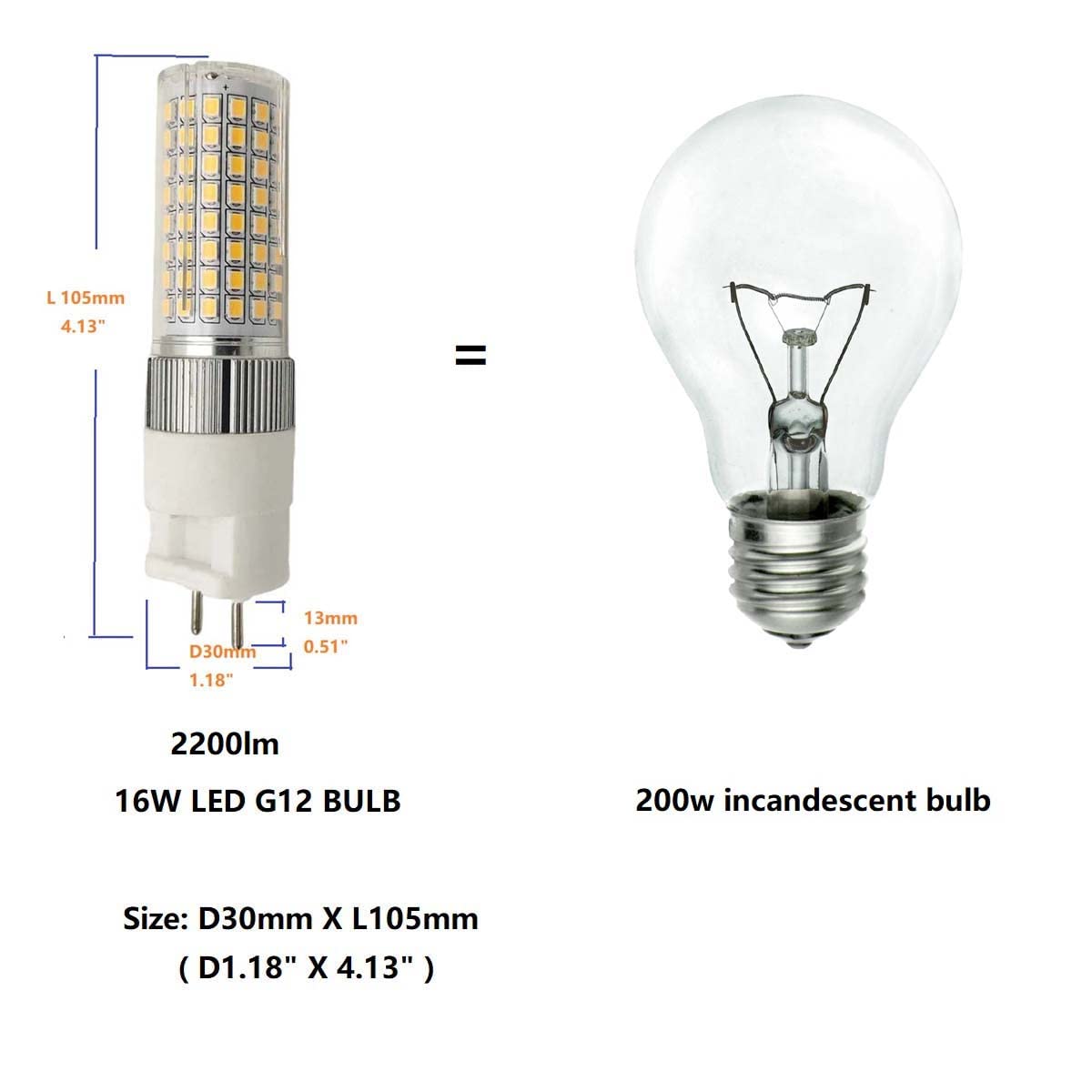 WELESHEI G12 Led 16w Ceramic Corn Light G12 Led Bulb 4000k Natural White Equivalent 200 Watt Incendescent Lamp Halogen Bulb 2 Pin Ceilling Downlight
