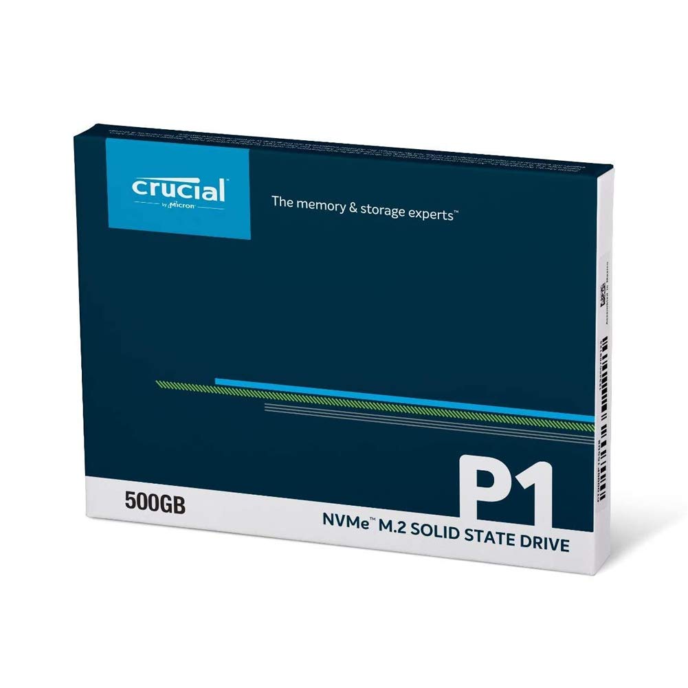 Crucial P1 500GB 3D NAND Nvme PCIe M.2 SSD - CT500P1SSD8