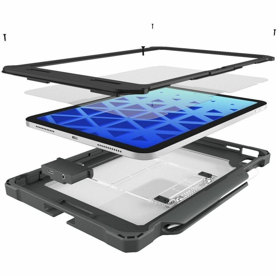 Shield Extreme-X2 for iPad 10/11 10.9" w Updated /3.5 mm Adapter w/Tamper-Resistant Option (2026) (Black)