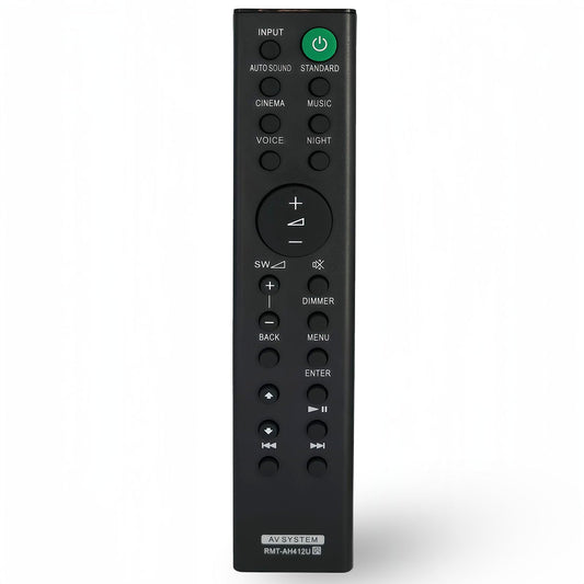 Replacement Remote Control RMT-AH412U Compatible for Sony 5.1ch Home Cinema Soundbar SA-WS700RF HTS700RF SS-SS40R S-S40R SA-WS40R HT-S40R