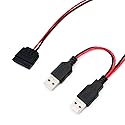 SUPERPLUS 40cm USB to SATA Power Cable for 2.5" SATA HDD
