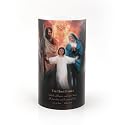 THE SAINTS COLLECTION 4x7 LED Prayer Candle Holy Family Flameless with Timer