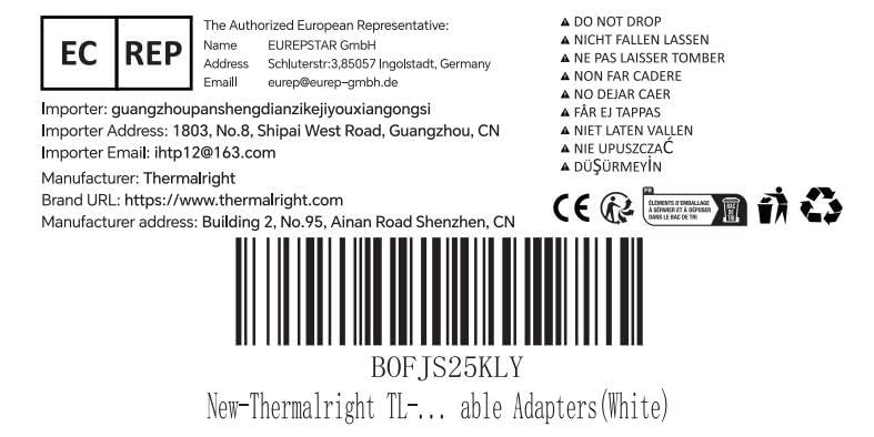 Thermalright TL-M12Q Modular Fan Connectors, Cable Adapters (White)