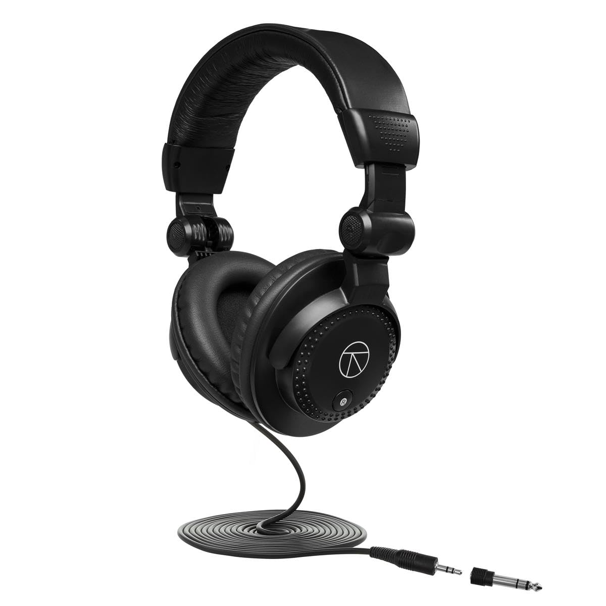 Turnstile Audio TAPH100 Closed-Back Studio Monitor Headphones, Stereo Over-The-Ear Wired Phones, Bass-Infused Sound, Engineered 50mm Speaker Drivers