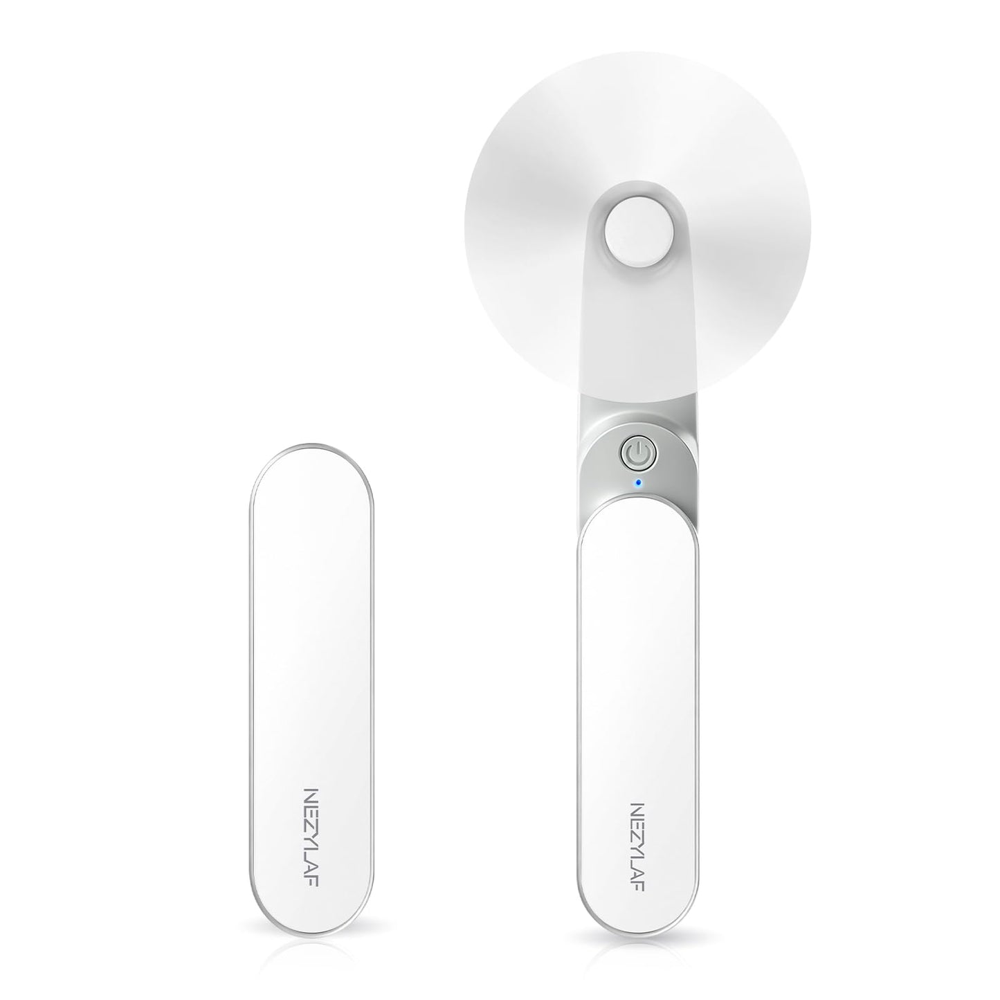 Nezylaf Portable mini handheld Fan, small Rechargeable Personal Fan for 9-15 Hours Runtime, Pocket Design for Travel/Women