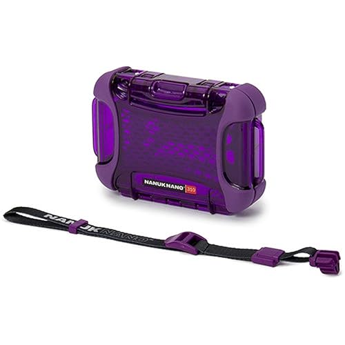 Nanuk 310-0013 Nano Series Waterproof Small Hard Case for Phones, Cameras and Electronics (Purple)