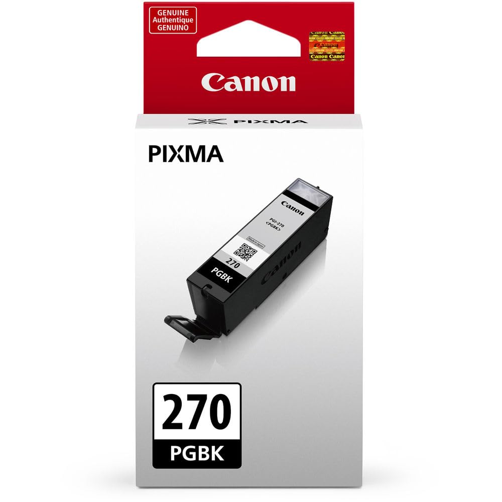 Canon PGI-270 Pigment Black Ink Tank + Canon CLI-271 CMYK Ink Tank 4-Pack