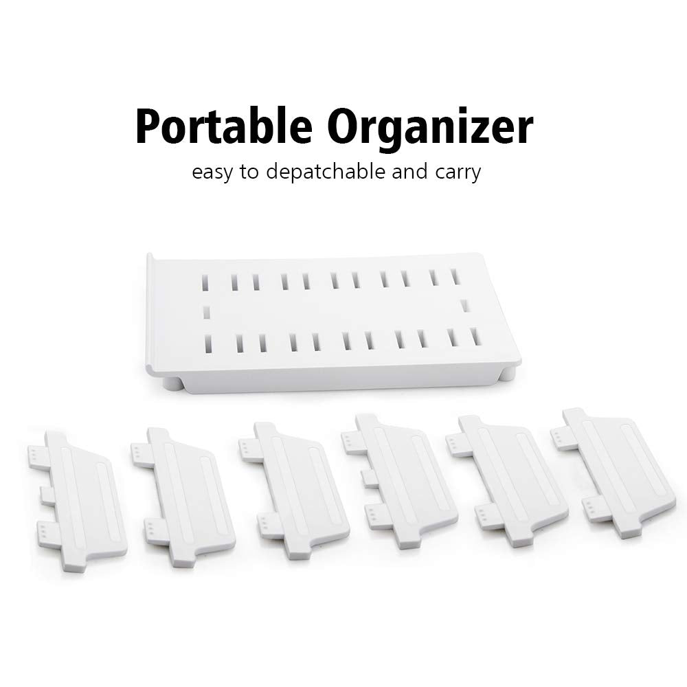 UDOLI Adjustable Universal Cell Phone Dock Stand Holder, Tablet Organizer Multi Device Desktop Stand for iPhone Samsung Galaxy Google Nexus Kindle