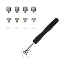 M.2 Screw,HFEIX SSD Mounting Kit with Screwdriver for ASUS Motherboard or ASRock Board NVMe PCIe Driver (4 pcs)