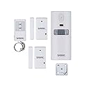 Sabre Home Security System with Remote, 125dB Alarm, Audible Up to 850 Feet (259 Meters), Wireless, Comes with 1 Motion Sensor Alarm, 2 Door or Window