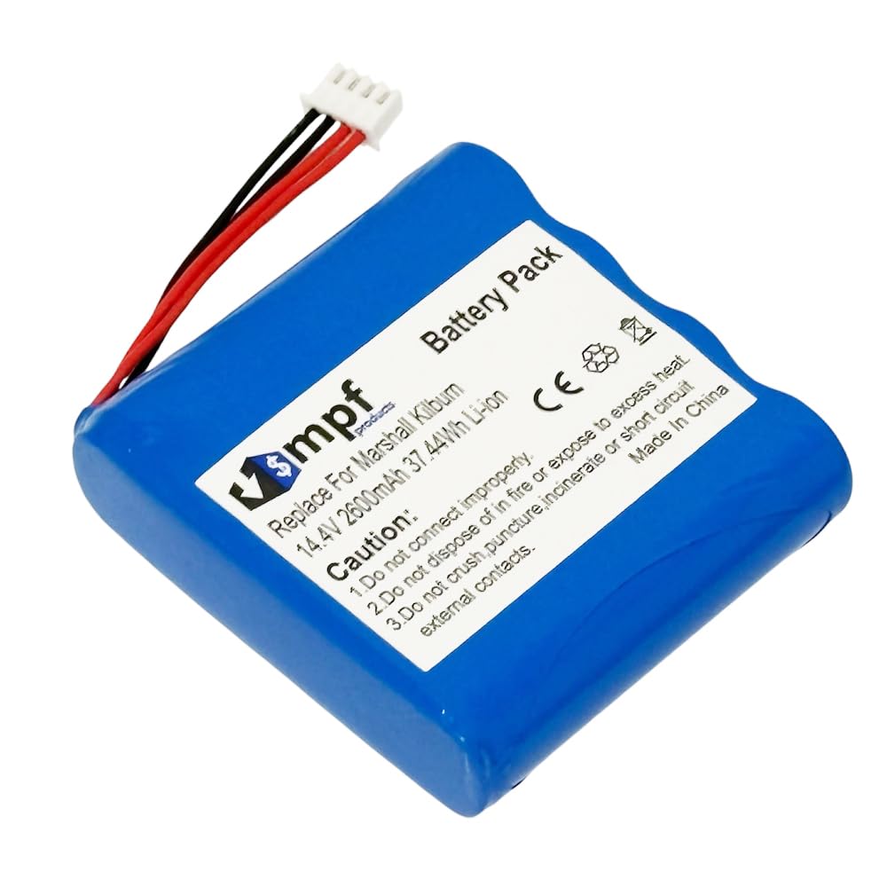 MPF Products 14.4V Battery Replacement Compatible with Marshall Kilburn Portable Bluetooth Speaker