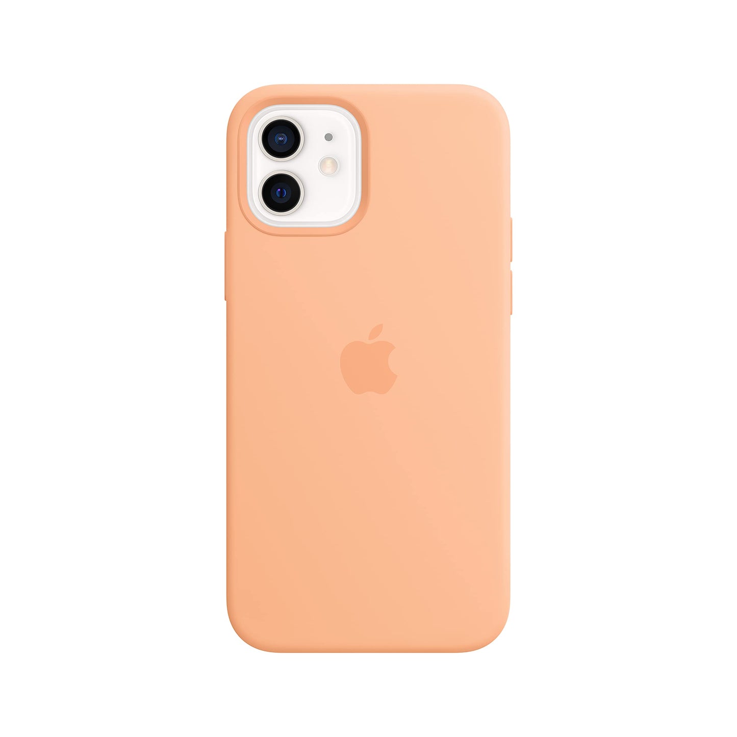 Apple iPhone 12 and iPhone 12 Pro Silicone Case with Magsafe - Cantaloupe